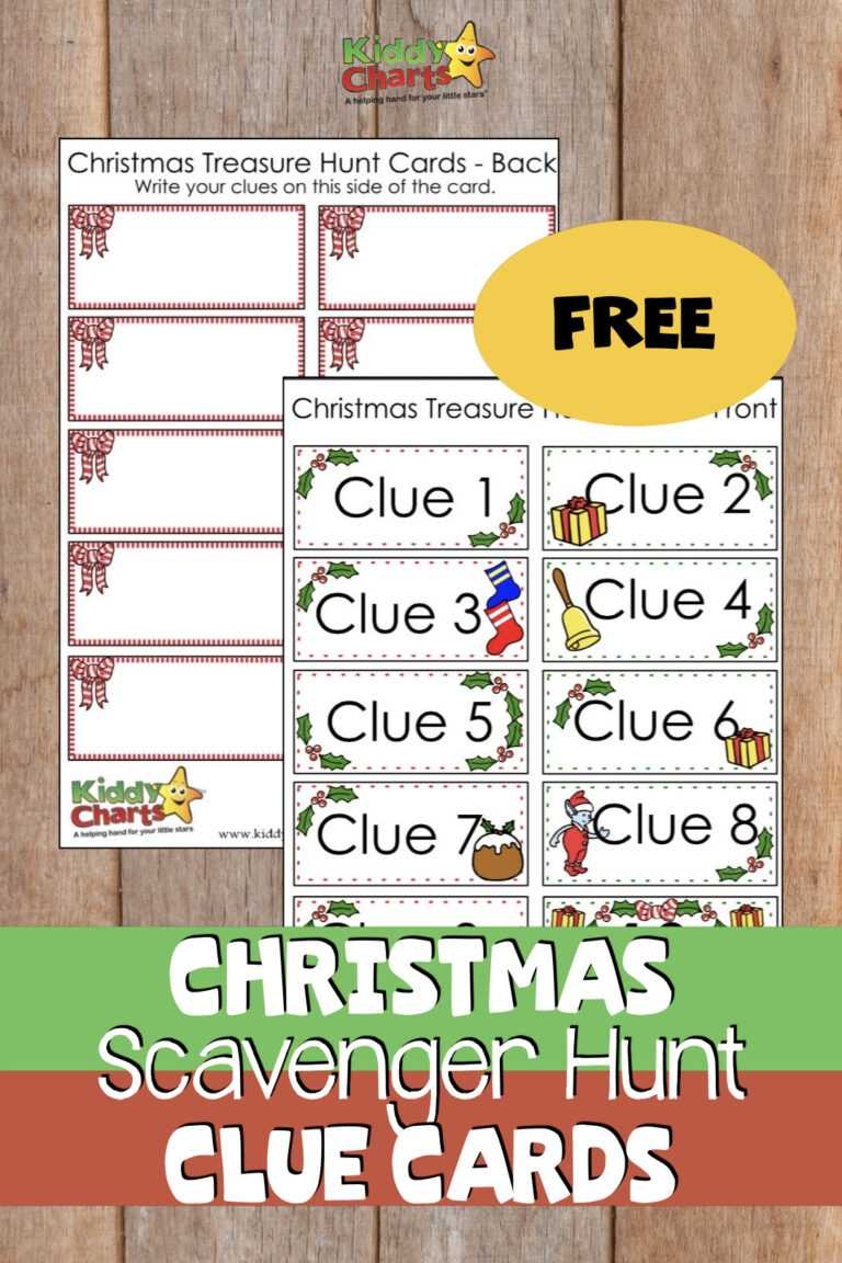 Christmas Scavenger Hunt Free Printable Clue Cards For Kids Pertaining Christmas Scavenger Hunt Free Printable Clue Cards For Kids Pertaining