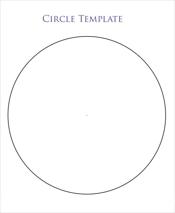 Circle Template Printable Pdf