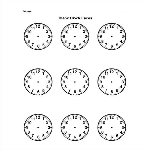 Clocks Templates Printables Clocks Templates Printables