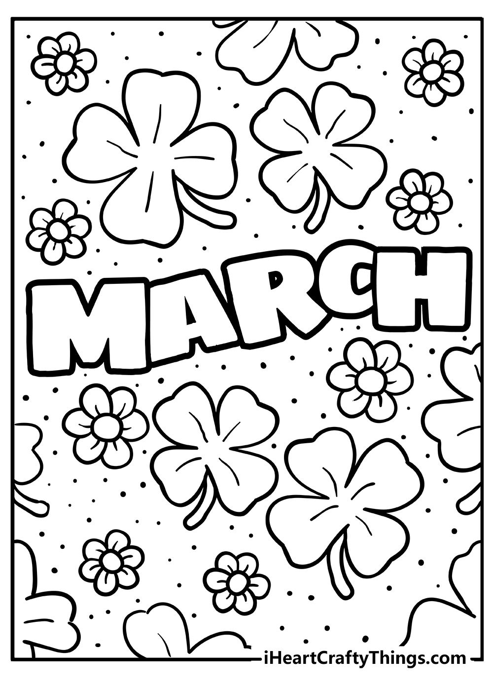Coloring Pages For March Coloring Pages For March