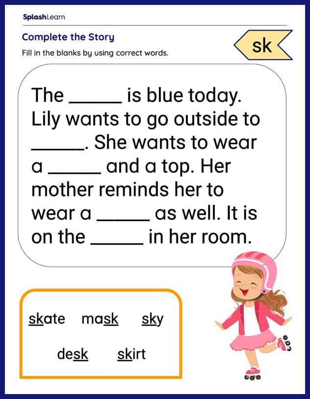 Printable Fill In The Blank Stories