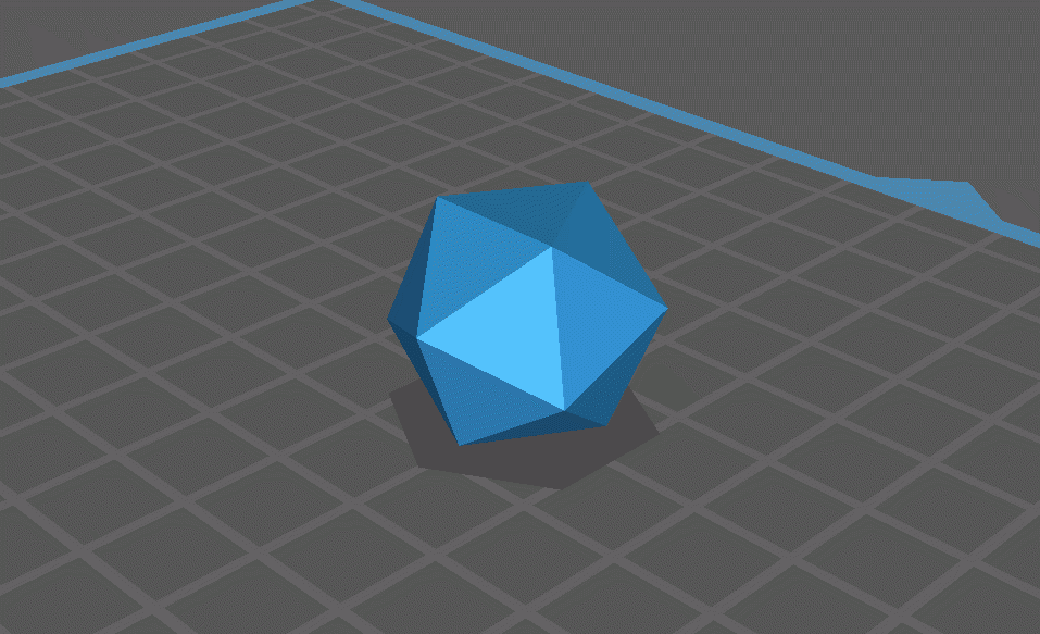 Customizable Blank 20 Spindown D20 Die 3D Print Model 41 OFF