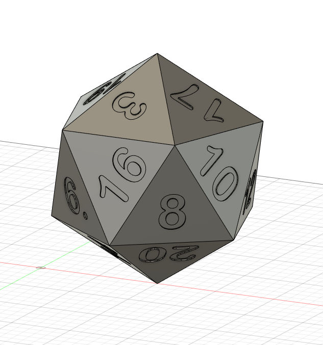 Customizable Blank 20 Spindown D20 Die 3D Print Model 41 OFF
