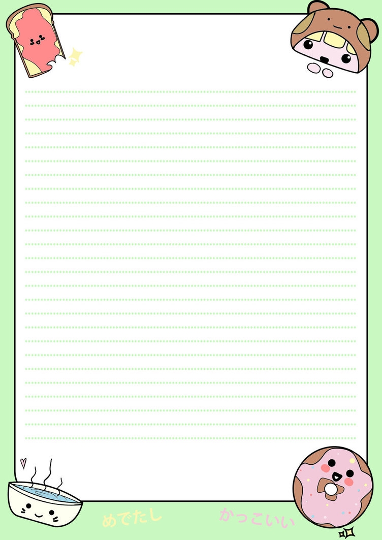 Cute Printable Writing Paper