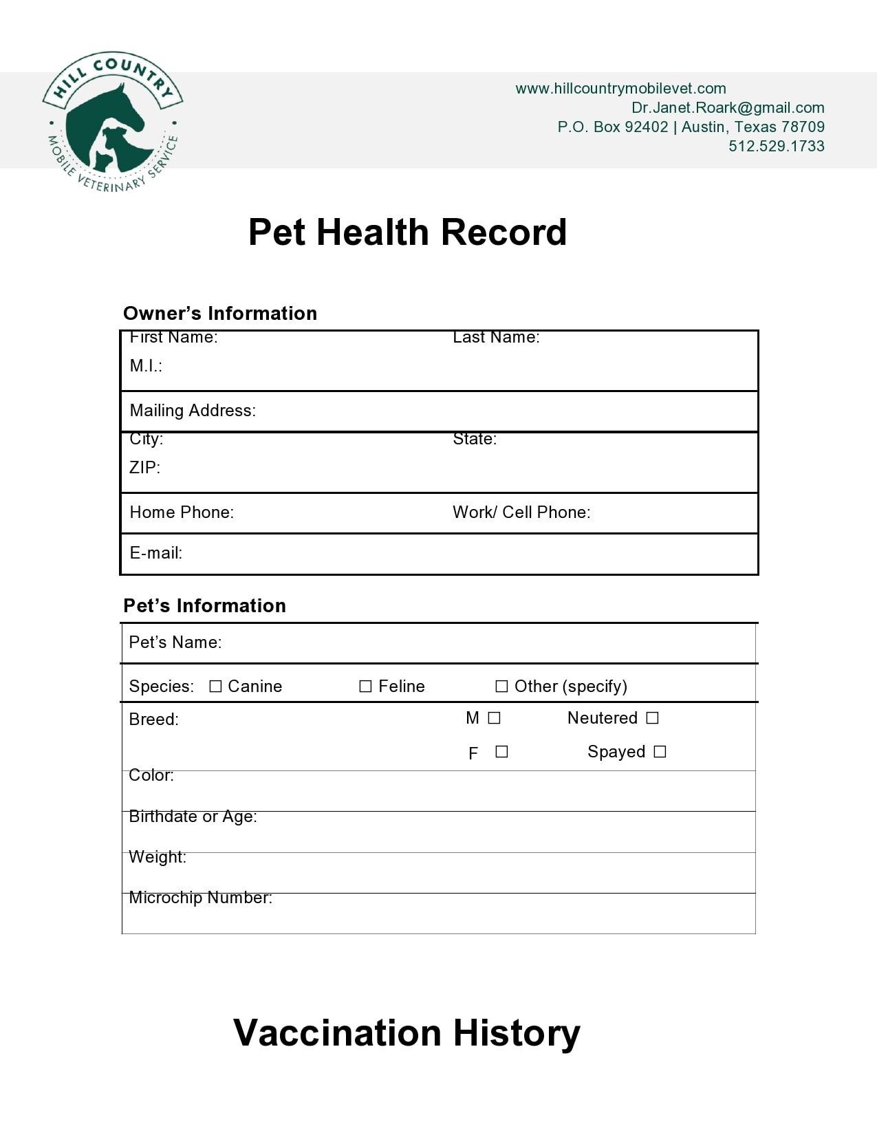 Dog Vaccination Record Printable Pdf Fill Online 44 OFF