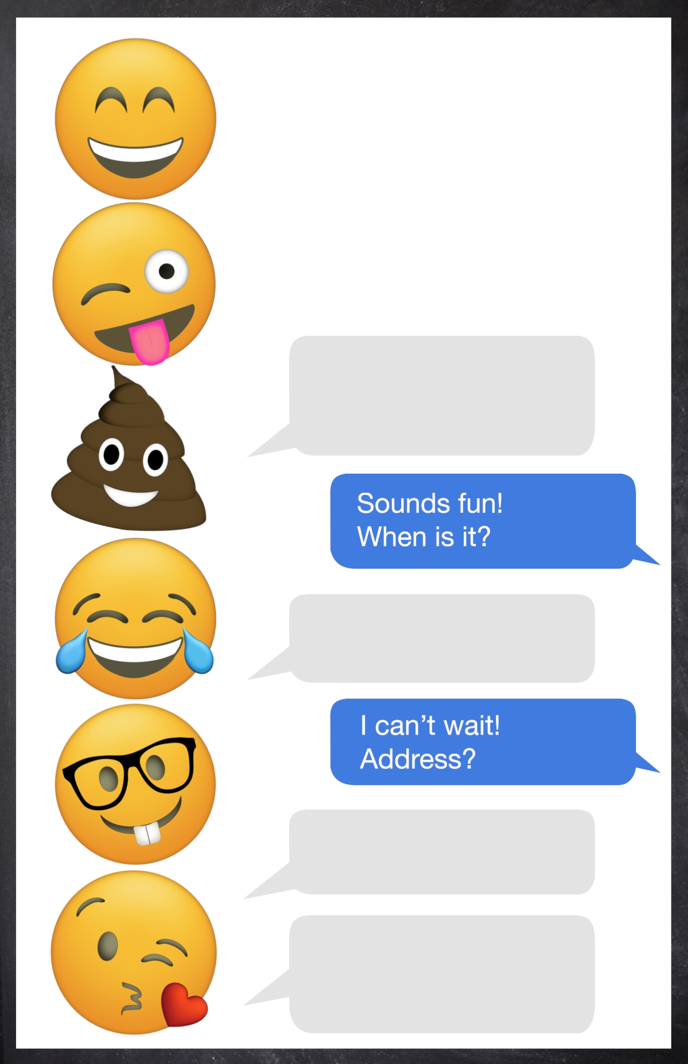 Emoji Birthday Invitations Free Printable Template Paper Trail Design Emoji Birthday Invitations Free Printable Template Paper Trail Design
