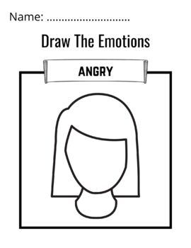 Blank Faces To Draw In Emotions Printable Blank Faces To Draw In Emotions Printable