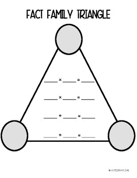 Fact Family Triangle Whiteboards By Nicest Teacher Ever TpT Fact Family Triangle Whiteboards By Nicest Teacher Ever TpT