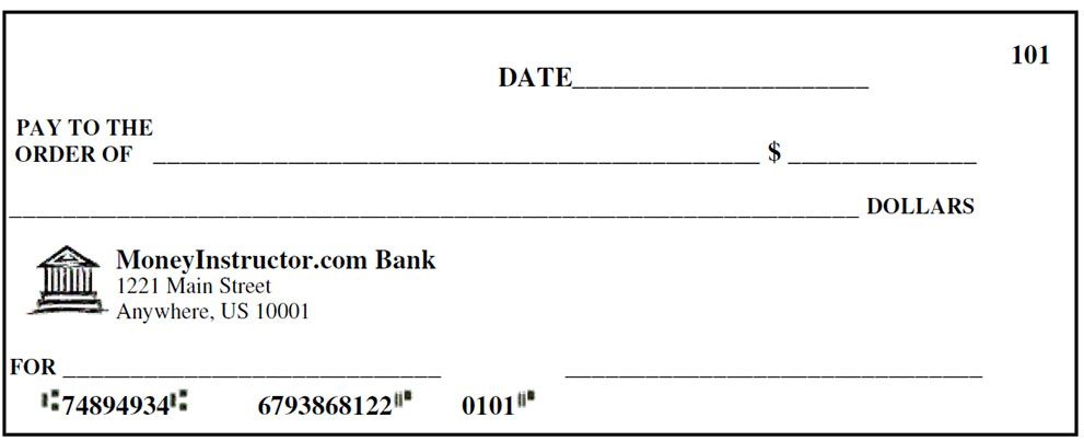 Fake Check Template Printable Checks Blank Check Word Check