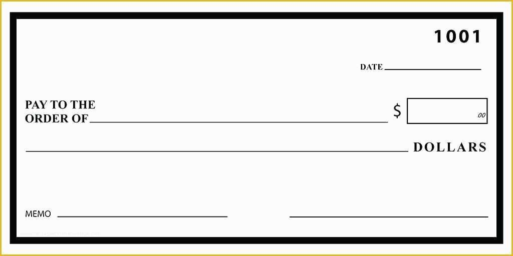Fake Downloadable Printable Fillable Blank Check Template