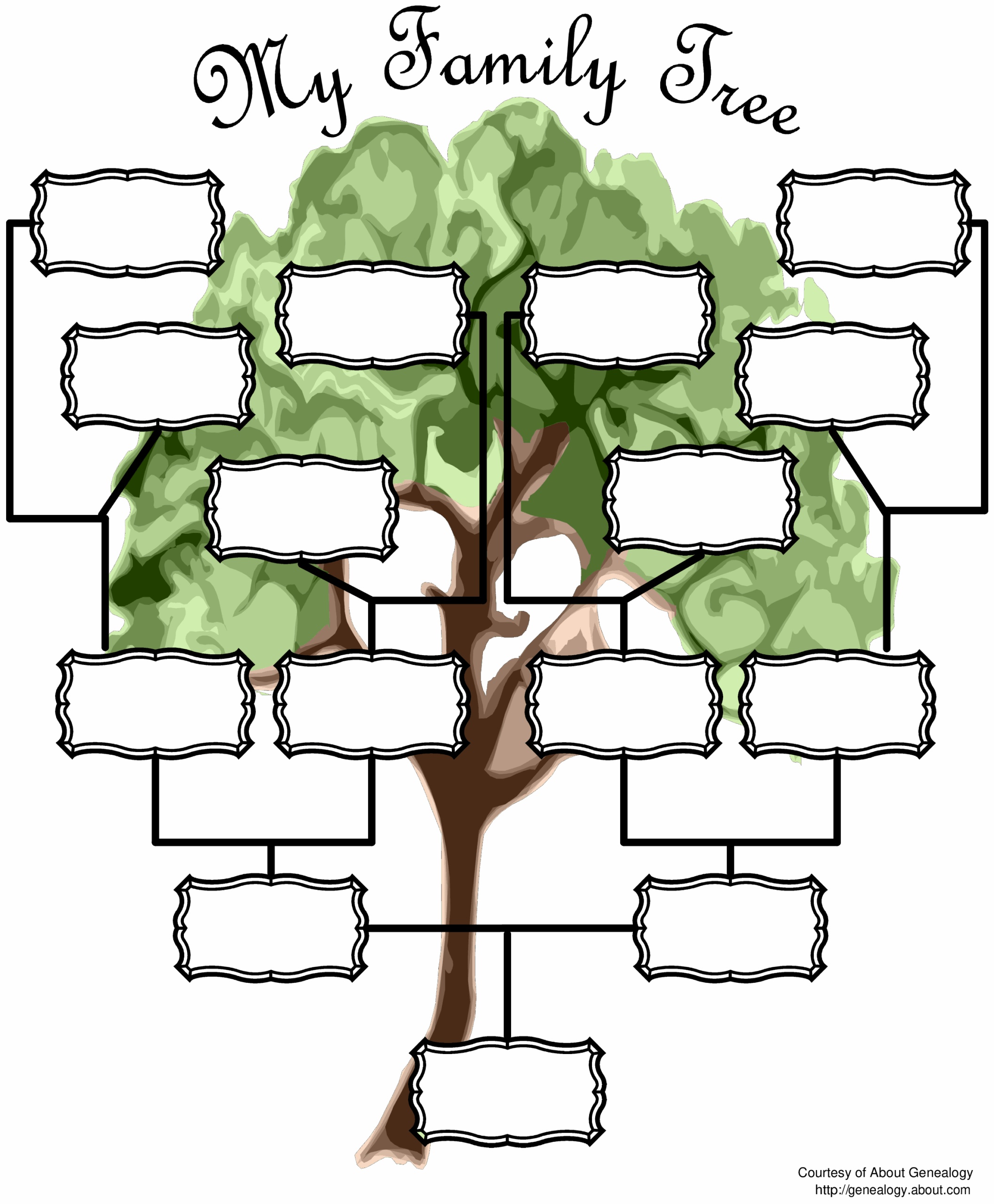 Family Tree Free Printable