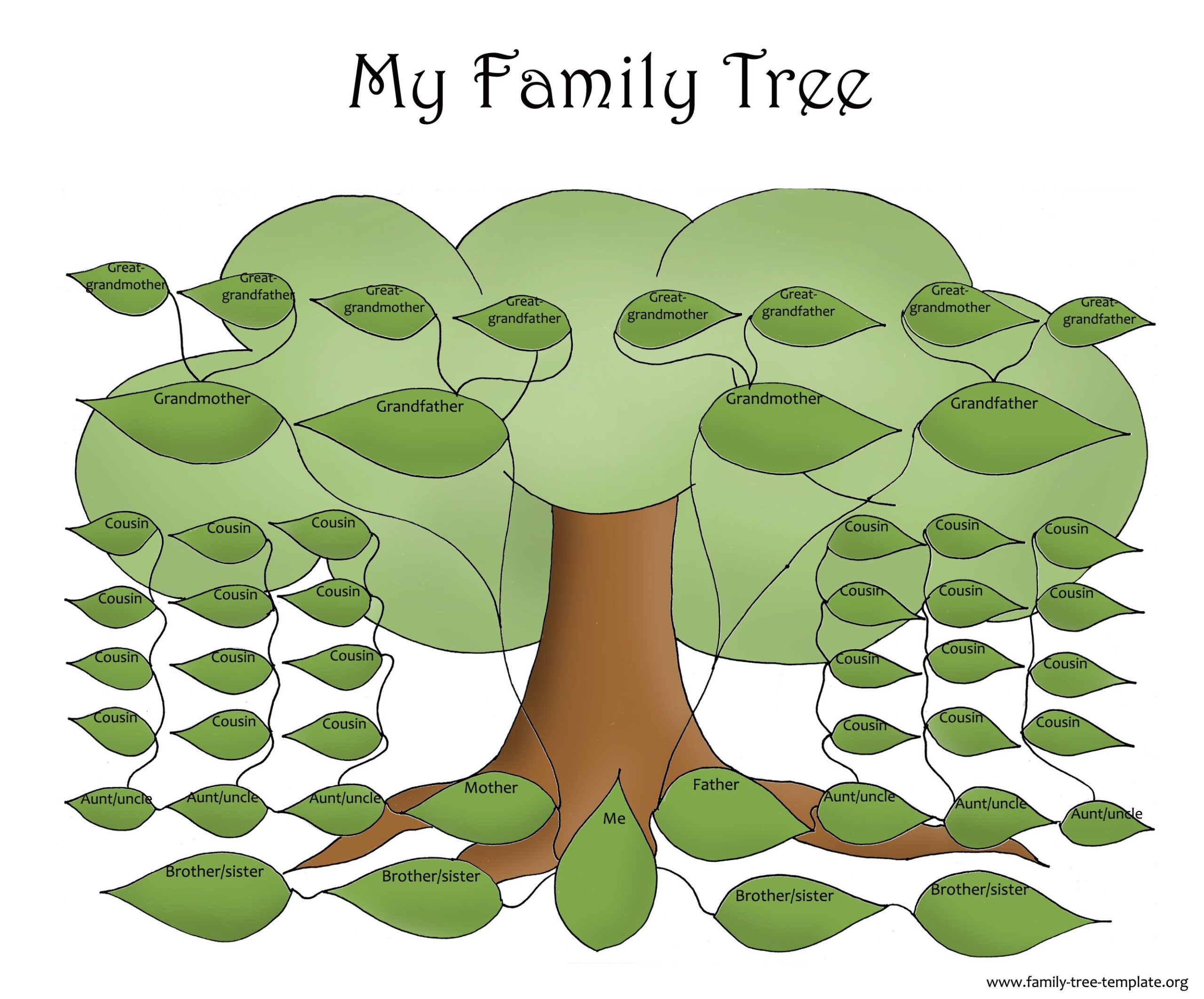 Family Tree Template Resources Family Tree Template Free Family Tree 