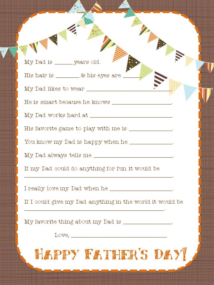 Father 39 s Day Fill In The Blank Printable Free Goimages Today Father 39 s Day Fill In The Blank Printable Free Goimages Today