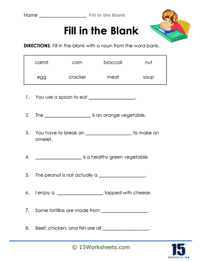 Free Printable Fill In The Blanks Worksheets Free Printable Fill In The Blanks Worksheets