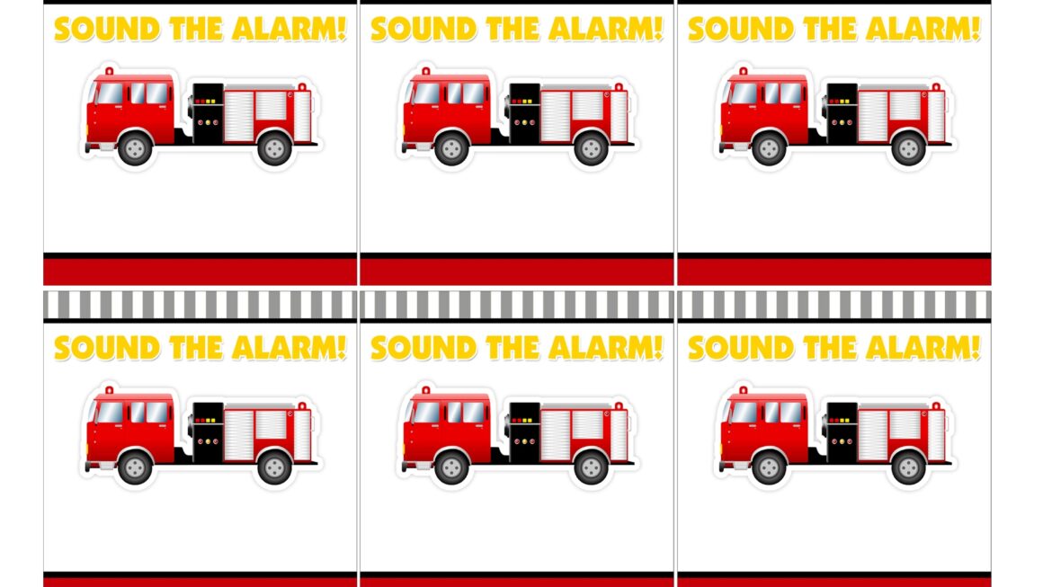 Fire Truck Birthday Party With FREE Printables How To Nest For Less