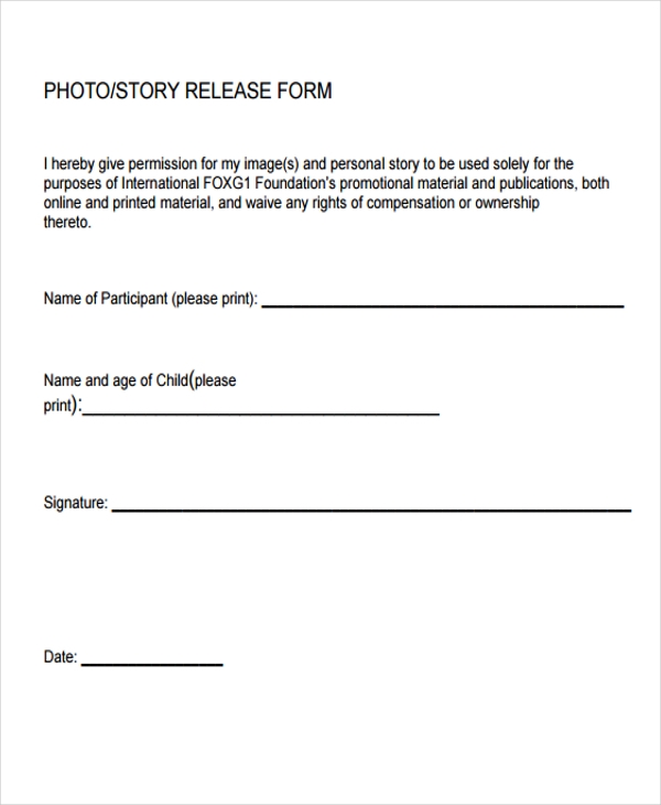 FREE 22 Print Release Form Samples In PDF MS Word FREE 22 Print Release Form Samples In PDF MS Word