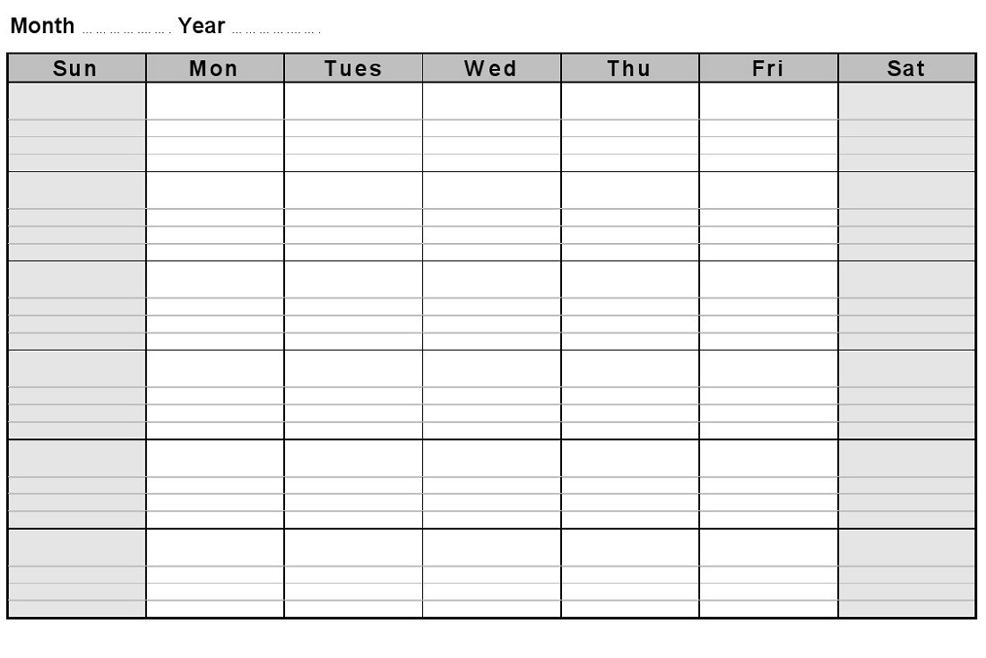 Free 6 Sample Blank Printable Calendar Templates In Ms Word Pdf Blank Free 6 Sample Blank Printable Calendar Templates In Ms Word Pdf Blank
