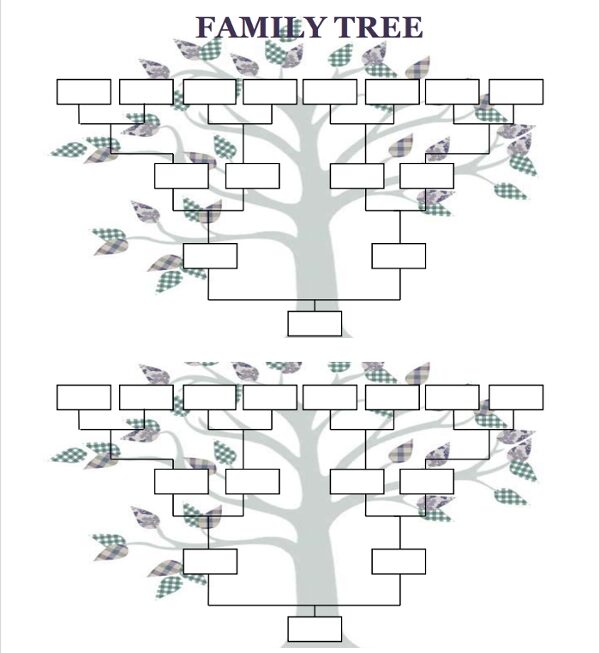 FREE 8 Sample Blank Family Tree Templates In PDF MS Word Excel
