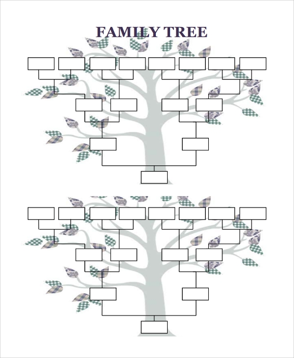 FREE 8 Sample Blank Family Tree Templates In PDF MS Word Excel