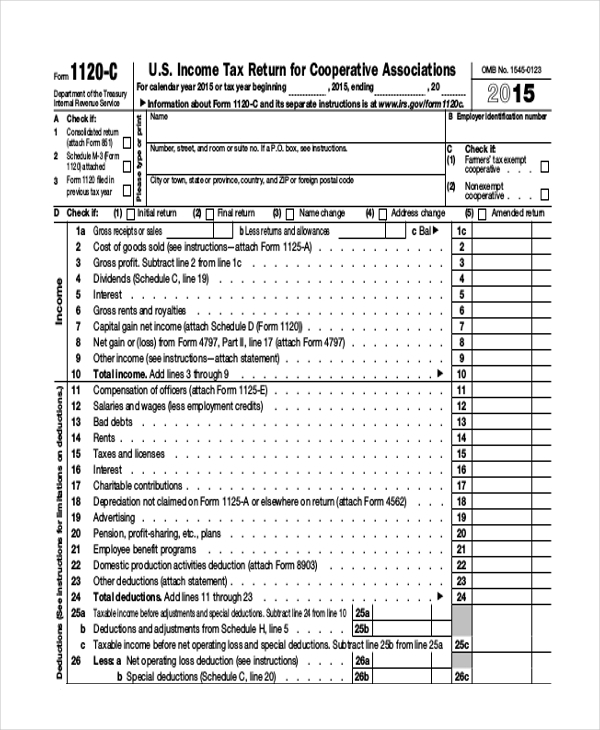 FREE 9 Sample Schedule C Forms In PDF MS Word