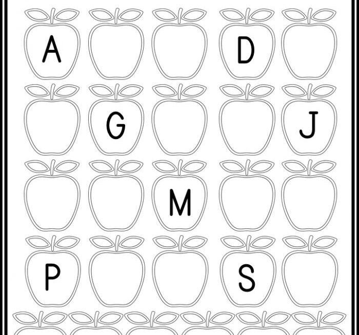 Free ABC Fill In The Blank Printable Worksheets For Kindergarten
