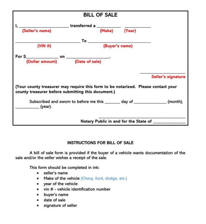 Printable Four Wheeler Blank Bill Of Sale Printable Four Wheeler Blank Bill Of Sale
