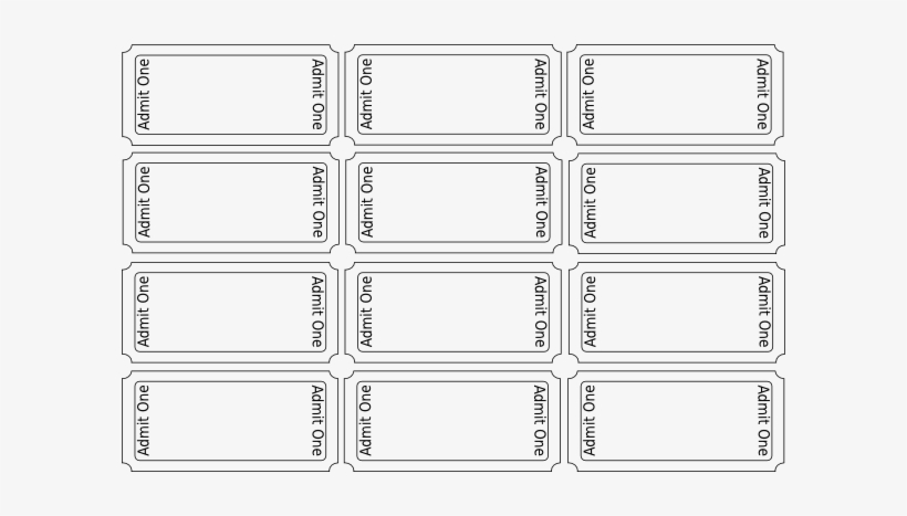 Free Blank Printable Tickets Free Blank Printable Tickets