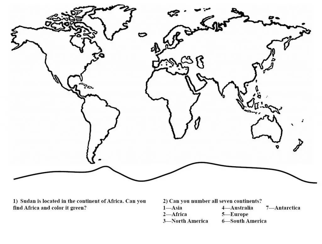 Free Continent Printables Free Continent Printables