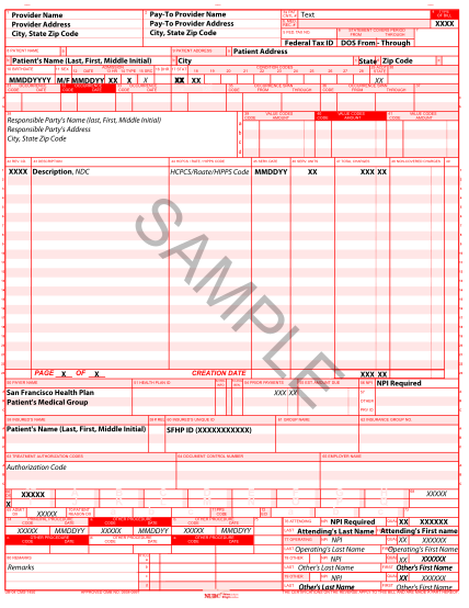 Free Fillable And Printable Ub 04 Claim Form Printable Forms Free Online Free Fillable And Printable Ub 04 Claim Form Printable Forms Free Online