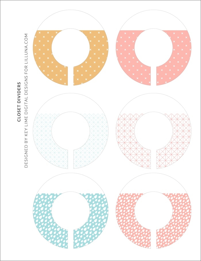 FREE Kids Closet Dividers