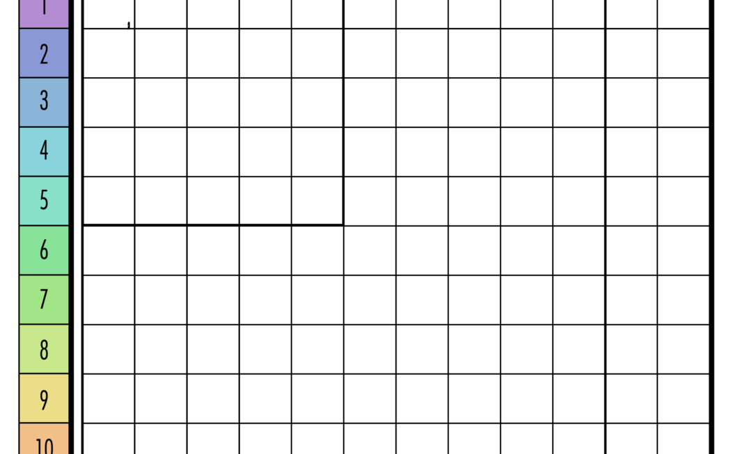 Free Multiplication Chart Printables World Of Printables