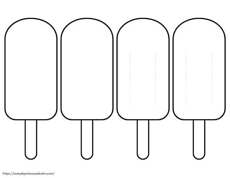 Free Popsicle Template