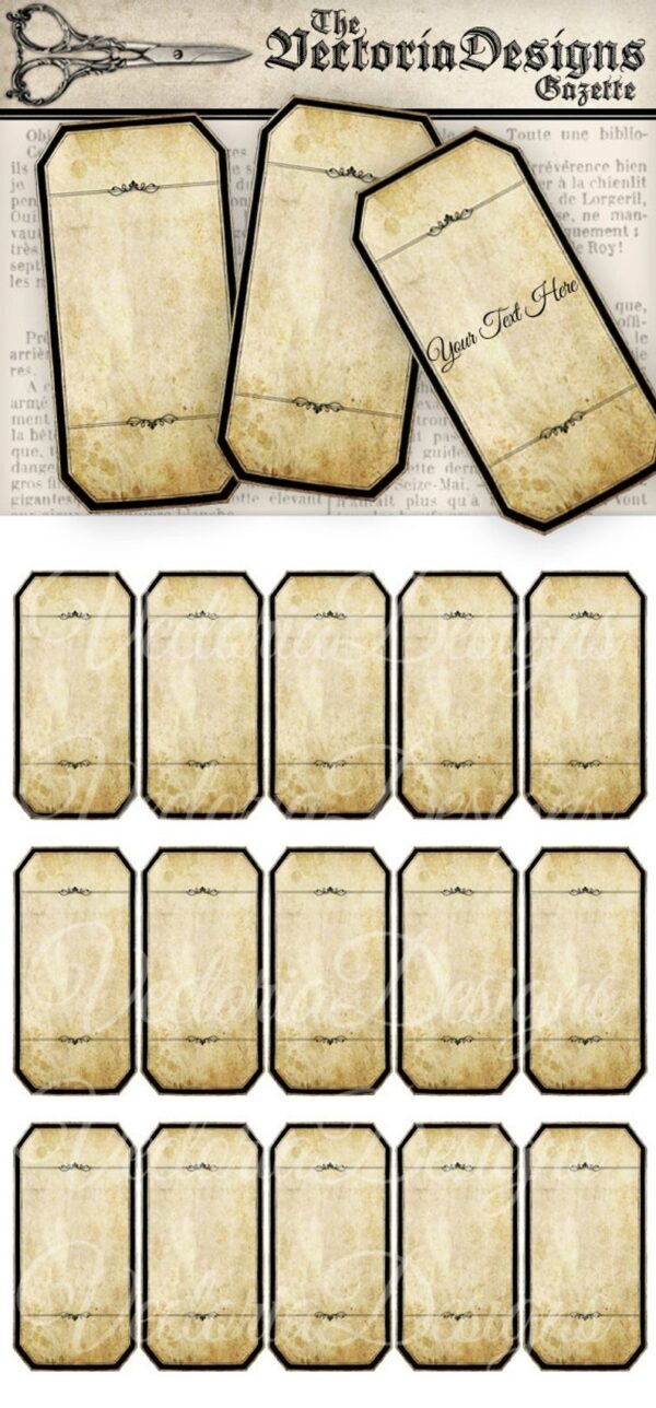 Free Blank Printable Apothecary Jar Labels