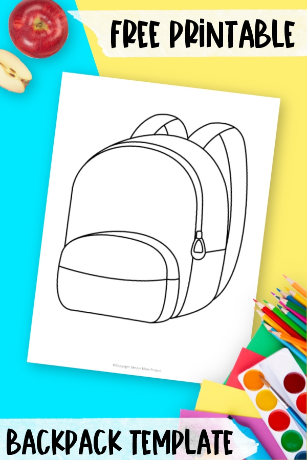 Free Printable Backpack Template Simple Mom Project Free Printable Backpack Template Simple Mom Project