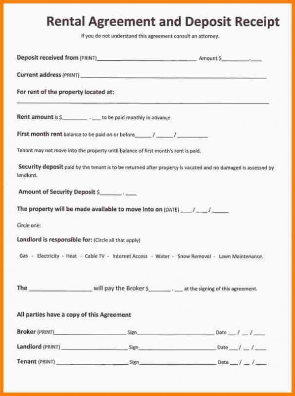 Free Printable Basic Lease Agreement Free Printable Basic Lease Agreement