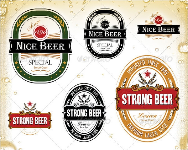 Free Printable Beer Bottle Label Template Printable Templates Free