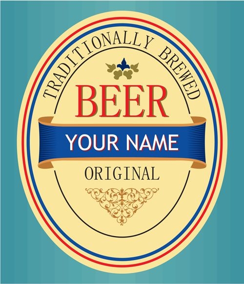 Free Blank Printable Beer Bottle Labels