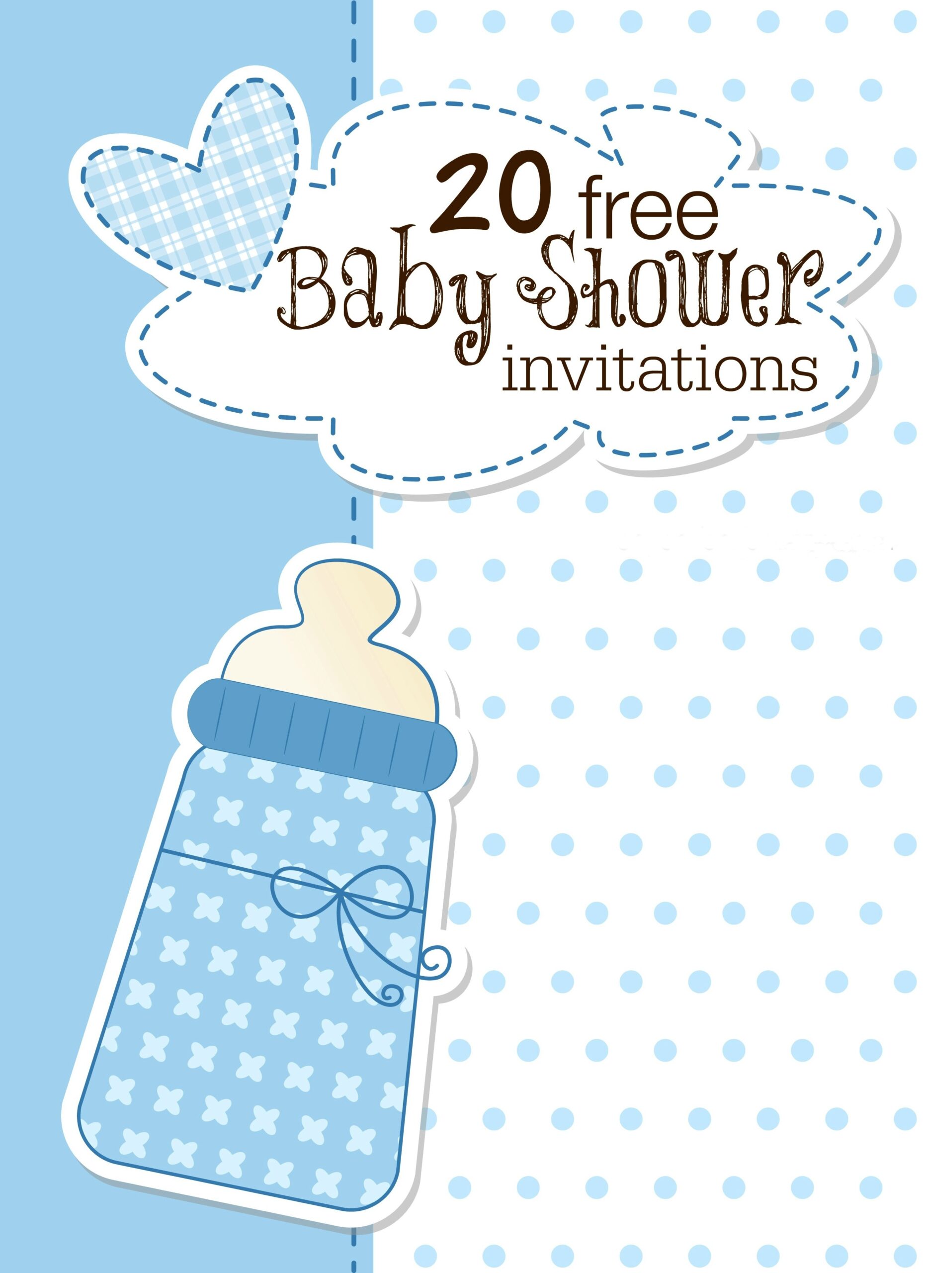 Free Printable Blank Baby Shower Invitations Free Printable