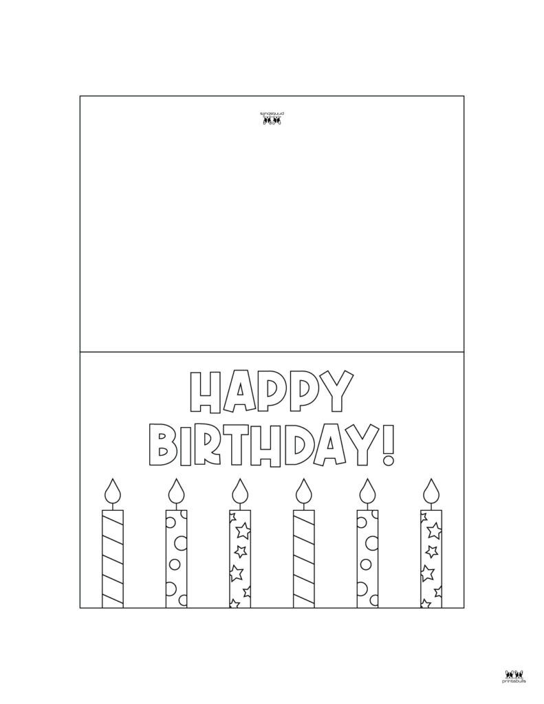 Free Printable Blank Birthday Cards Free Printable Blank Birthday Cards