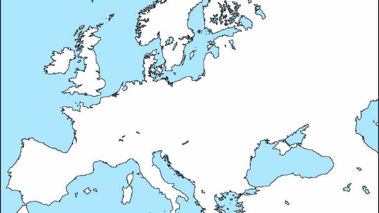 Printable Blank Empire Of Europe Map - Printable Free Templates