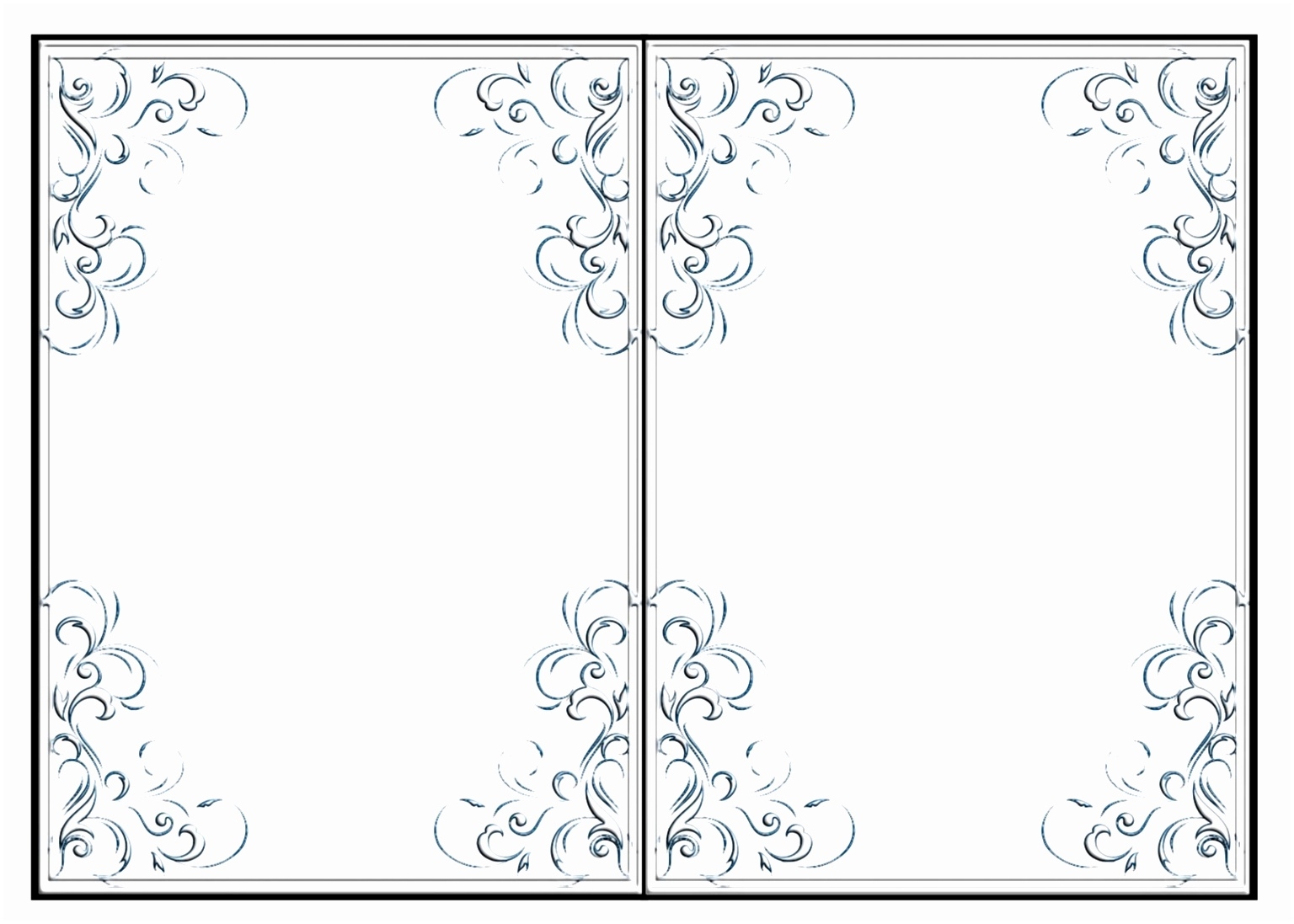 Printable Card Teplate For Blank Cards