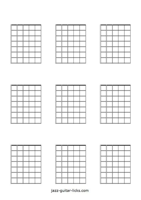 Free Printable Blank Guitar Chord Chart Printable Templates Free Printable Blank Guitar Chord Chart Printable Templates