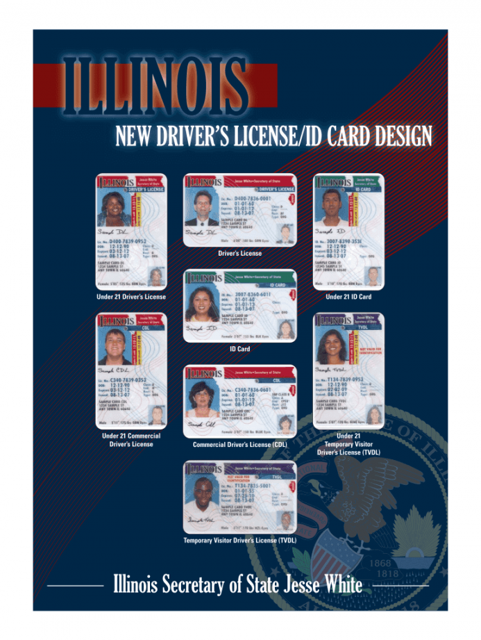 Free Printable Blank Illinois Drivers License Template FREE Printable A Z Free Printable Blank Illinois Drivers License Template FREE Printable A Z