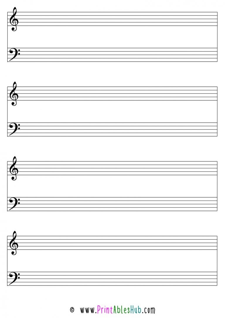 Free Printable Blank Music Sheet Templates PDF Violin Piano Drums Free Printable Blank Music Sheet Templates PDF Violin Piano Drums