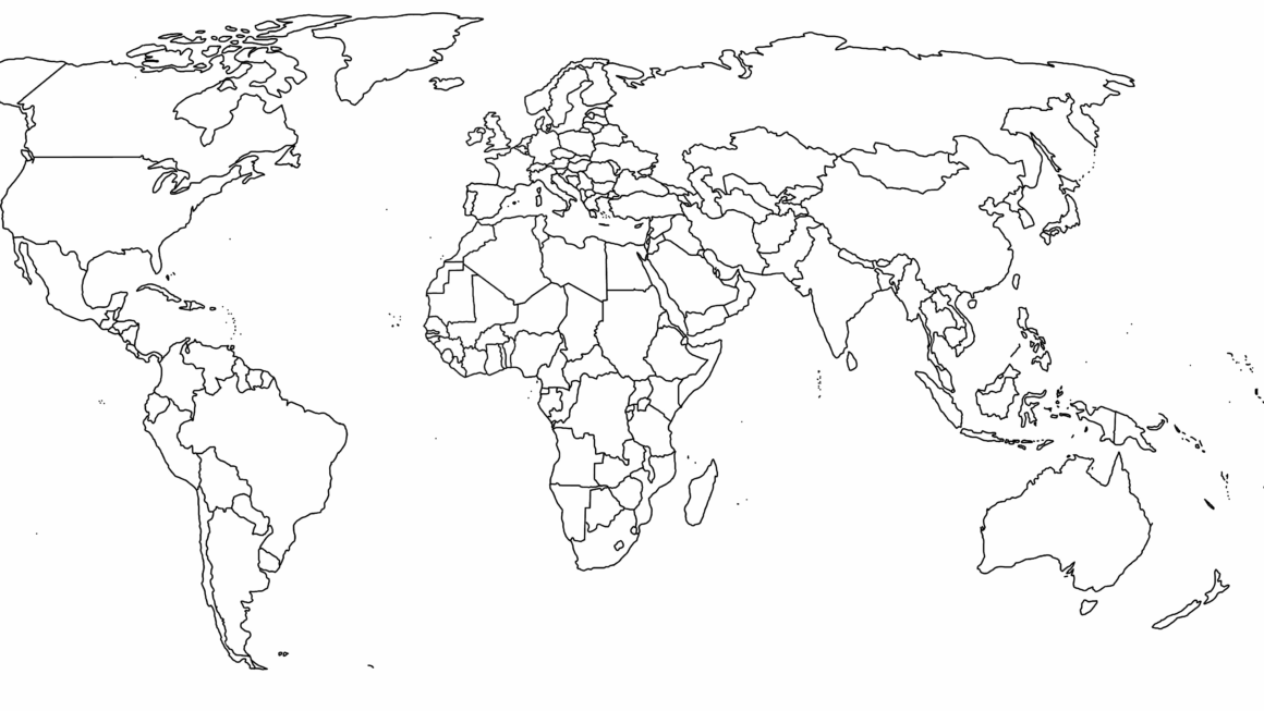 Free Printable Blank Outline World Map Free Templates Printable
