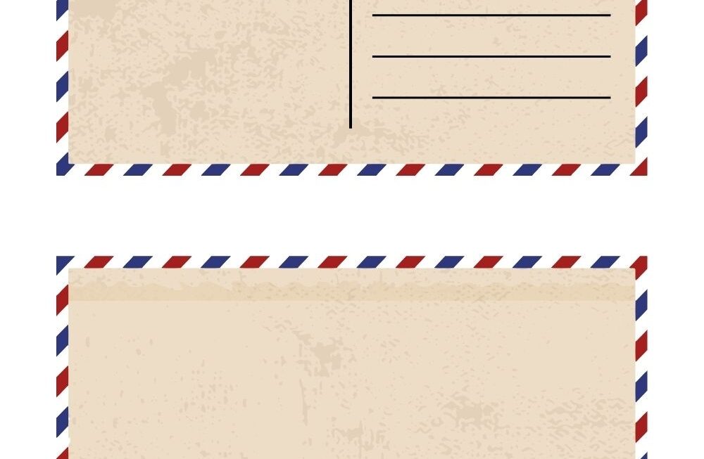 Free Printable Blank Postcard Templates PDF Included Printables Hub