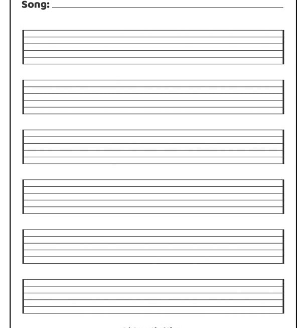Free Printable Blank Sheet Music For Kids Kids Activities Blog