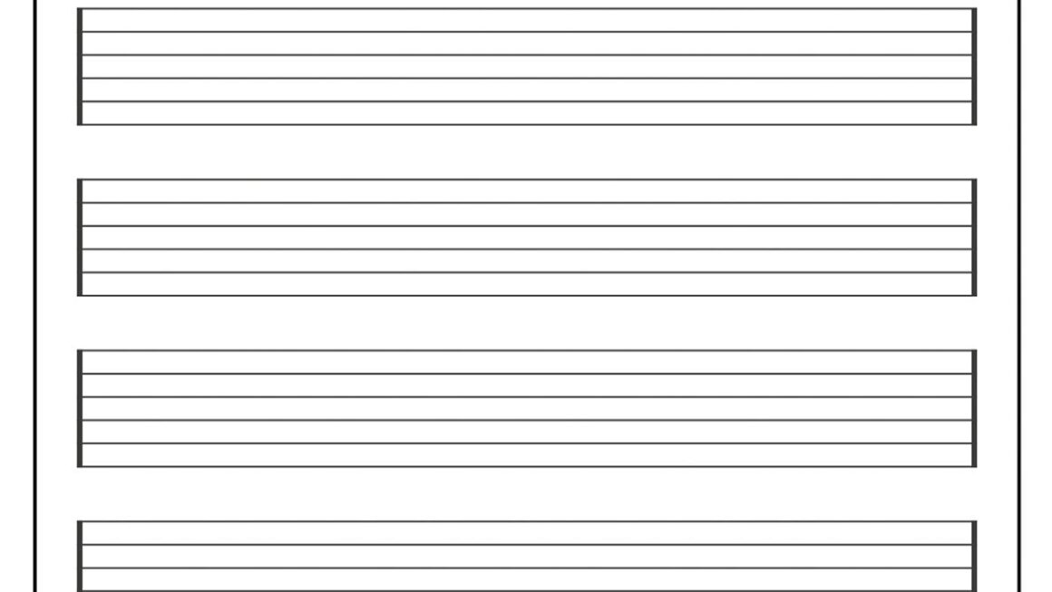 Free Printable Blank Sheet Music For Kids Kids Activities Blog
