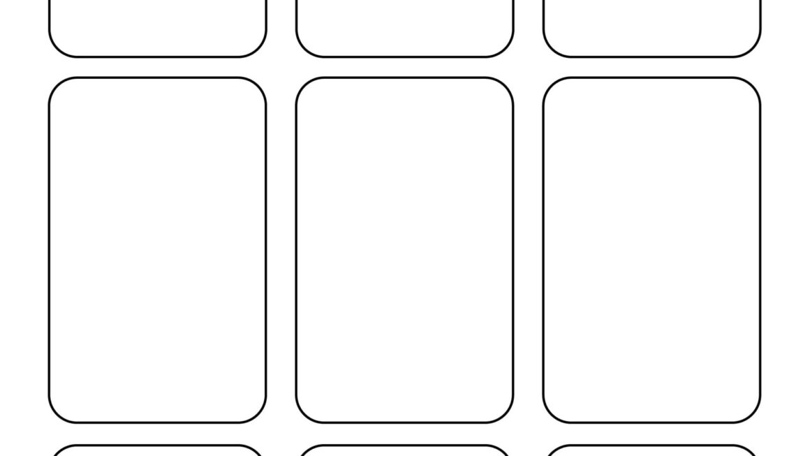 Free Printable Blank Trading Card Templates PDF Included Printables Hub