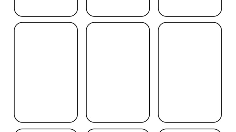 Printable Card Teplate For Blank Cards - Printable Free Templates